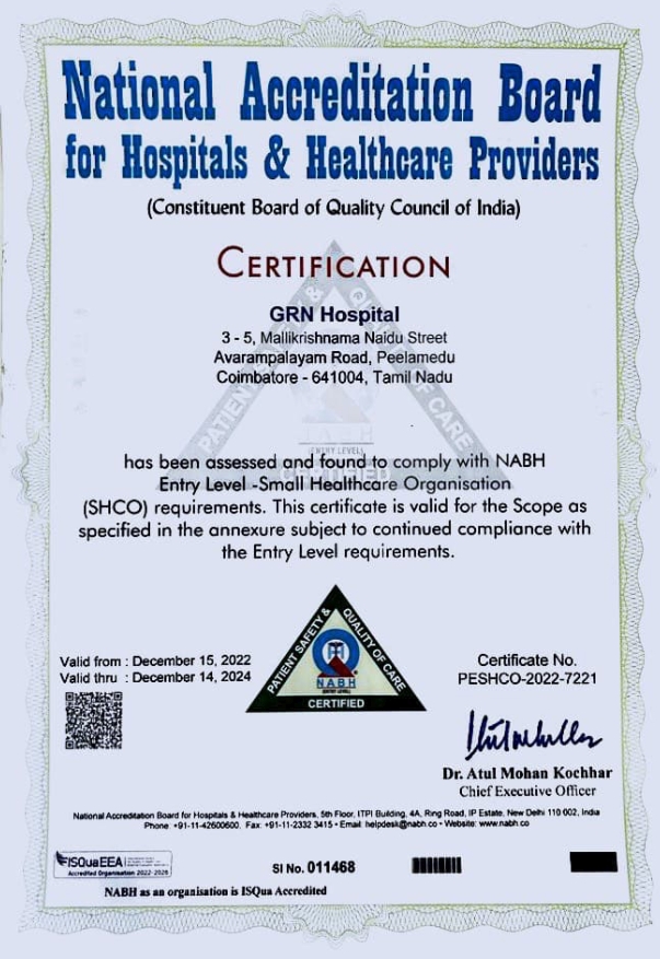 NABH Certificate